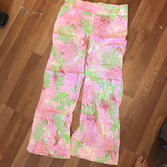 Lilly Pulitzer linen lounge pants size S - Picture 4 of 4